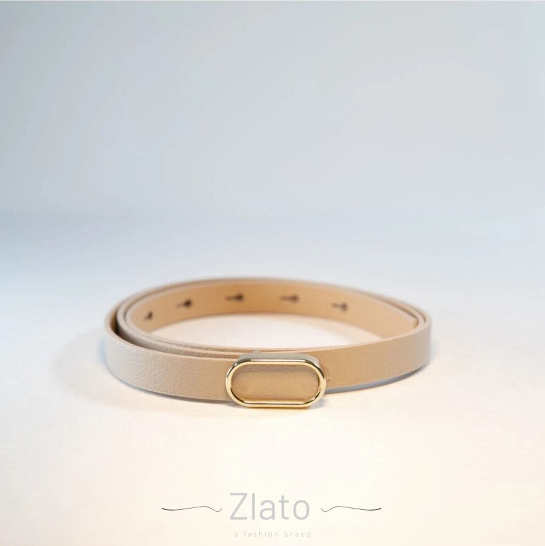 Zlato Kadın Oval Gold Kadın Pantolon Ceket Elbise Gömlek Kemeri